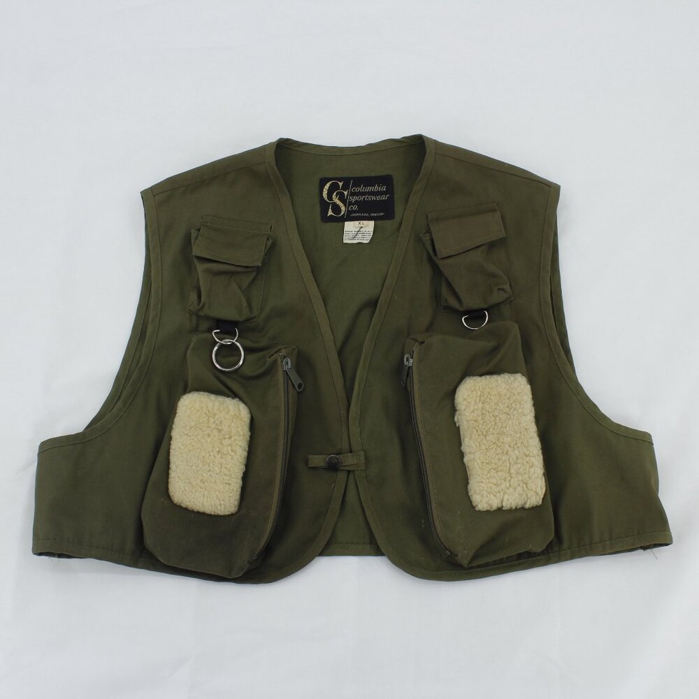 Vintage Columbia Sportswear Gold Creek Fishing Vest - Mens Size XL
